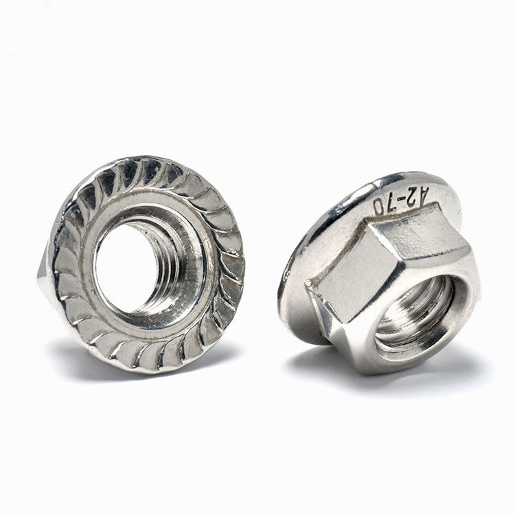 10. Uamea uamea Serrated Hex Flange Nut