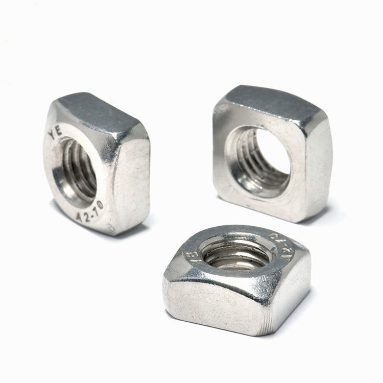 12.Stainless Steel DIN557 Square Nut